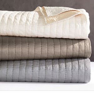 Pottery Barn Silk Channel Quilt